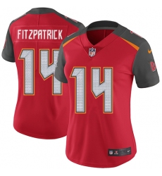 Women's Nike Tampa Bay Buccaneers #14 Ryan Fitzpatrick Elite Red Team Color NFL Jersey