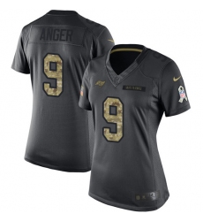 Women's Nike Tampa Bay Buccaneers #9 Bryan Anger Limited Black 2016 Salute to Service NFL Jersey