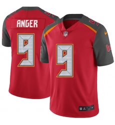 Youth Nike Tampa Bay Buccaneers #9 Bryan Anger Red Team Color Vapor Untouchable Limited Player NFL Jersey