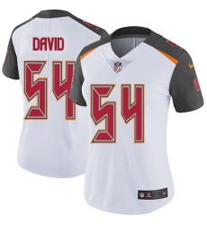 Women's Nike Tampa Bay Buccaneers #54 Lavonte David Elite White NFL Jersey