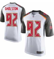 Men's Nike Tampa Bay Buccaneers #92 William Gholston Game White NFL Jersey