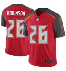 Youth Nike Tampa Bay Buccaneers #26 Josh Robinson Elite Red Team Color NFL Jersey