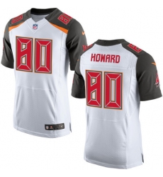 Men's Nike Tampa Bay Buccaneers #80 O. J. Howard Elite White NFL Jersey