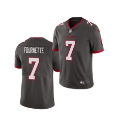 Men's Tampa Bay Buccaneers #7 Leonard Fournette Gray Vapor Untouchable Limited Stitched Jersey