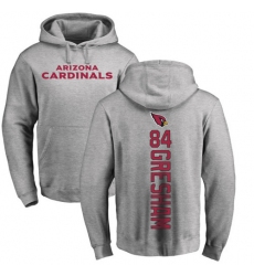 NFL Nike Arizona Cardinals #84 Jermaine Gresham Ash Backer Pullover Hoodie