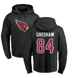 NFL Nike Arizona Cardinals #84 Jermaine Gresham Black Name & Number Logo Pullover Hoodie