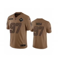 Men's Nike Los Angeles Chargers #97 Joey Bosa 2023 Brown Salute To Service Limited Football Stitched Jersey
