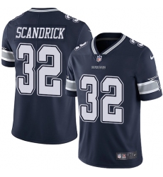 Men's Nike Dallas Cowboys #32 Orlando Scandrick Navy Blue Team Color Vapor Untouchable Limited Player NFL Jersey