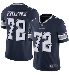 Youth Nike Dallas Cowboys #72 Travis Frederick Navy Blue Team Color Vapor Untouchable Limited Player NFL Jersey