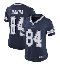 Women's Nike Dallas Cowboys #84 James Hanna Navy Blue Team Color Vapor Untouchable Limited Player NFL Jersey