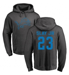 NFL Nike Detroit Lions #23 Darius Slay Jr Ash One Color Pullover Hoodie