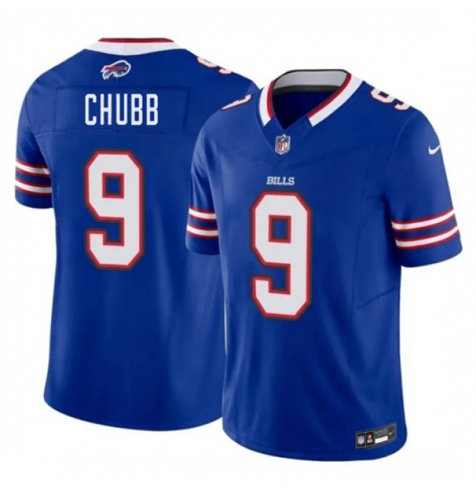 Men's Buffalo Bills #9 Bradley Chubb Blue 2026 F.U.S.E. Vapor Untouchable Limited Stitched Football Jersey