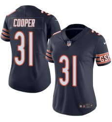 Women's Nike Chicago Bears #31 Marcus Cooper Navy Blue Team Color Vapor Untouchable Limited Player NFL Jersey