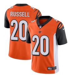 Youth Nike Cincinnati Bengals #20 KeiVarae Russell Vapor Untouchable Limited Orange Alternate NFL Jersey