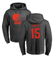 NFL Nike Cleveland Browns #15 Ricardo Louis Ash One Color Pullover Hoodie