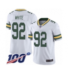 Men's Green Bay Packers #92 Reggie White Vapor Untouchable Limited Player 100th Season Football Jersey