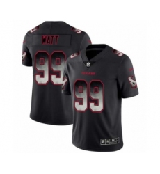 Men's Houston Texans #99 J.J. Watt Black Smoke Fashion Limited Jersey